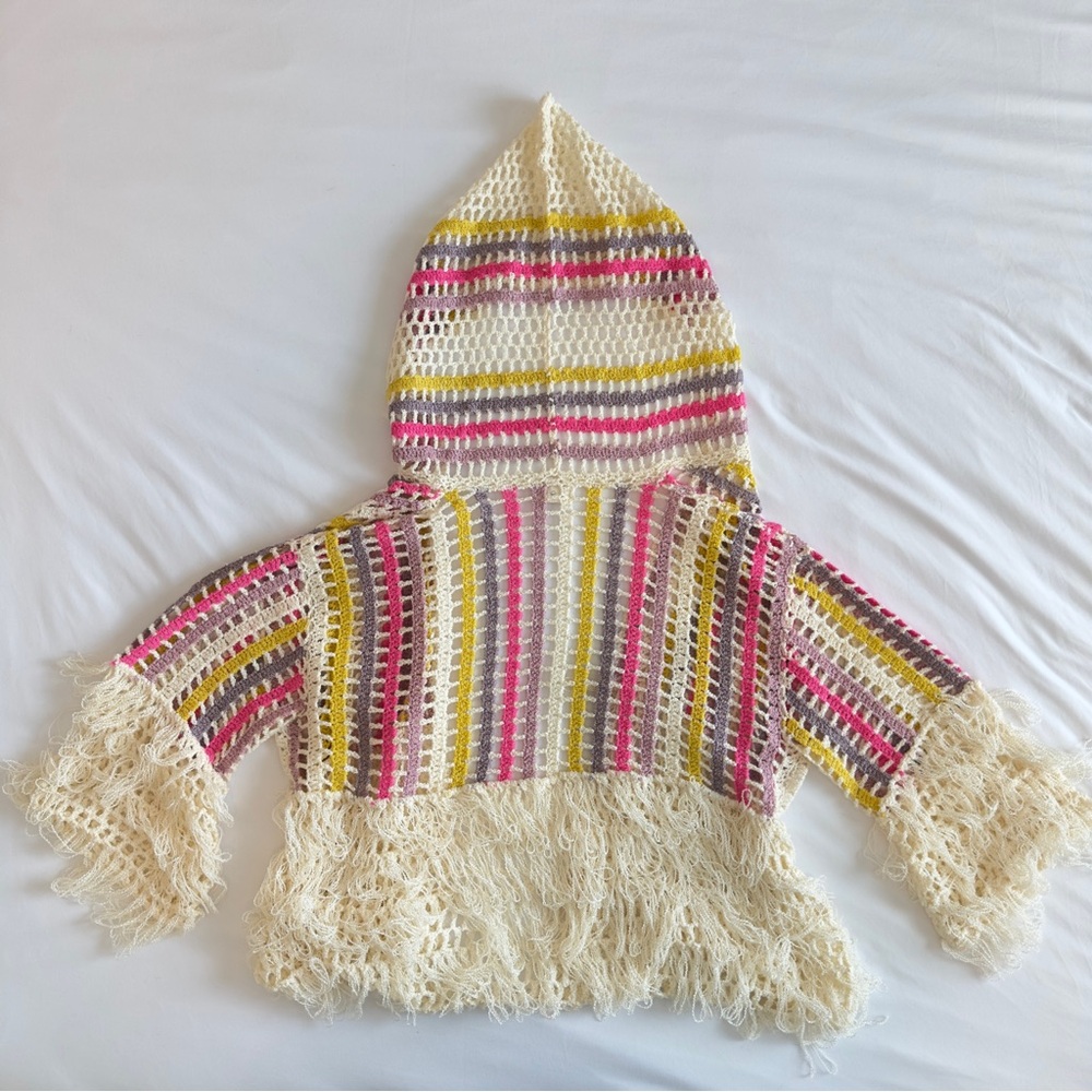 POL Bohemian Fringe Crochet Sweater - Picture 6 of 9